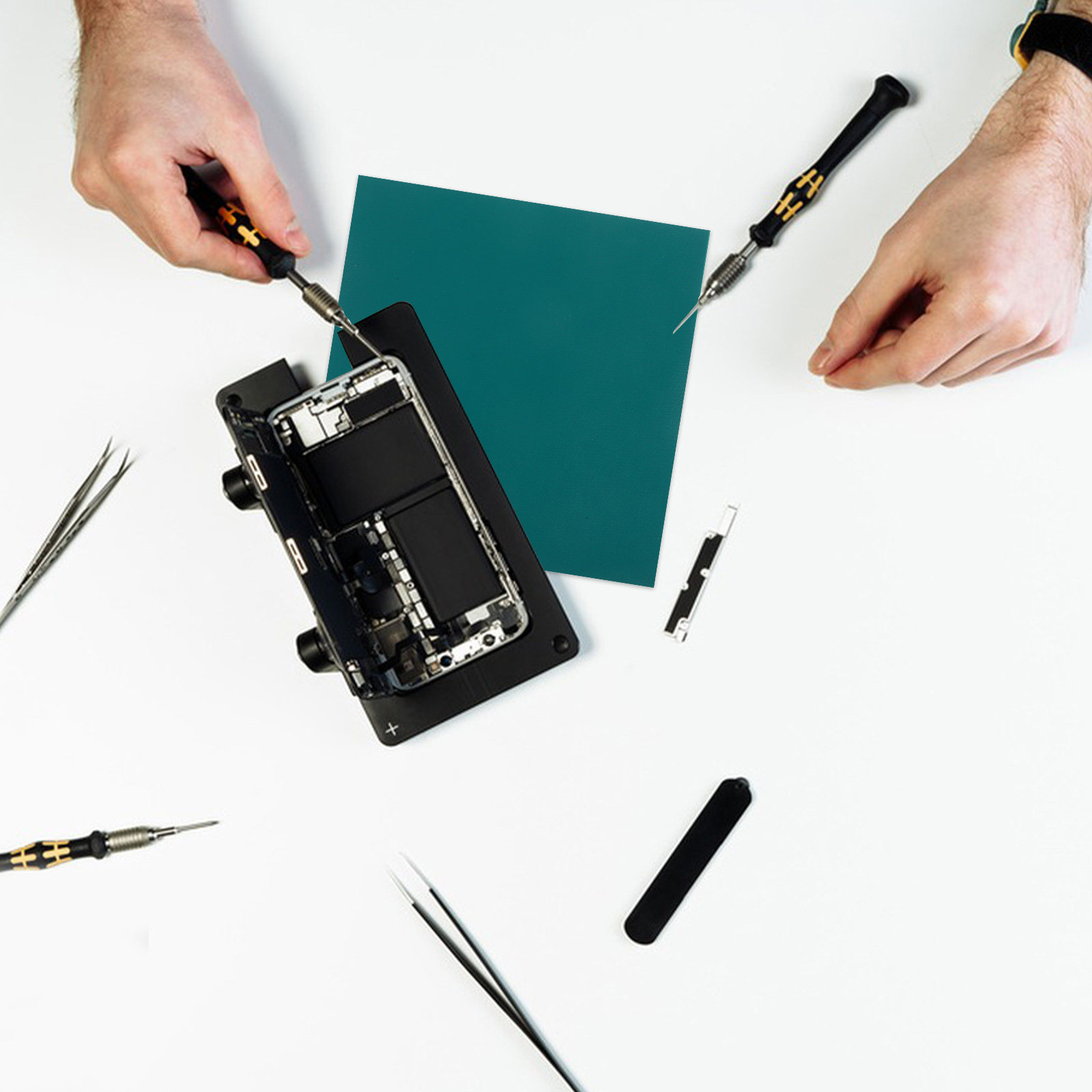 Electronics Repair Table - Alas Kerja Anti-Statis Tahan Panas untuk