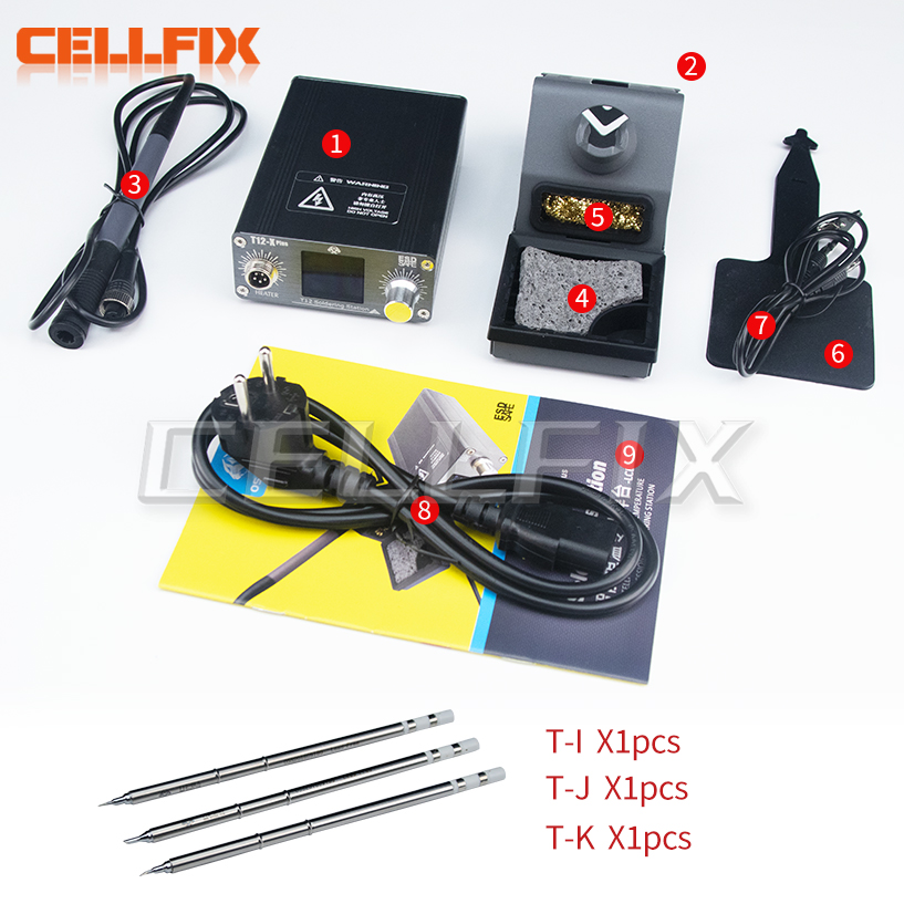 Electronics Repair Plus - OSS T12-X PLUS, alat perbaikan pengelasan,