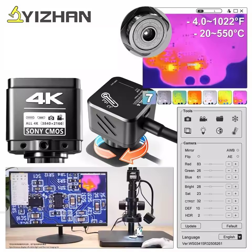 Electronics Repair In Usa - YIZHAN Thermal Imager 256*192 Piksel 4K