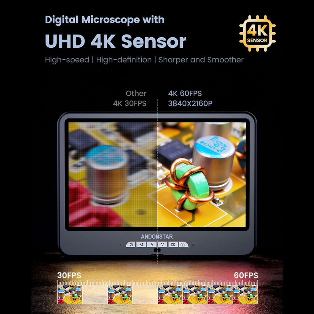Andonstar mikroskop Digital 4K - Electronics Repair Plus ulasan dan harga