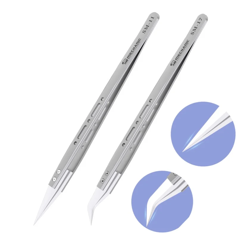 Mekanik pinset keramik Kelas S - Electronic Repair Tutorial ulasan dan harga