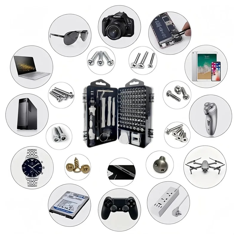 Set Obeng Presisi 115-in-1, Pe - Electronic Repair Tutorial ulasan dan harga