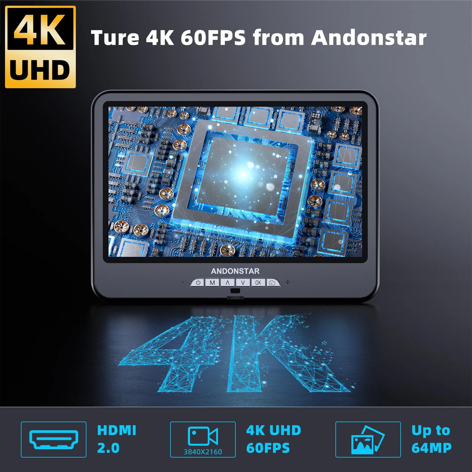 Andonstar AD210S-Pro 4K 60FPS  - Electronics Repair In Usa ulasan dan harga