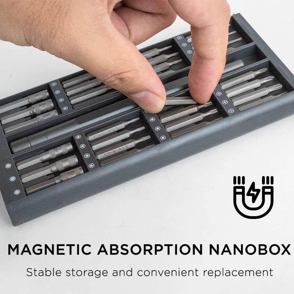 Set obeng presisi magnetik, al - Electronic Repair Tutorial ulasan dan harga