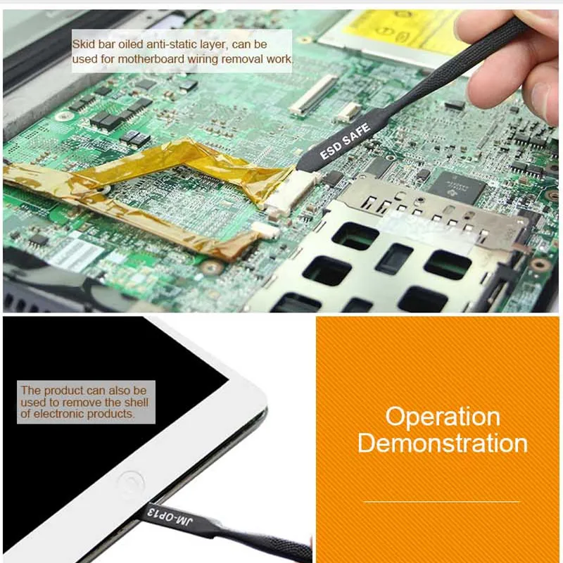Jakily JM-OP13 alat Pry Spudge - Electronic Repair Tutorial ulasan dan harga