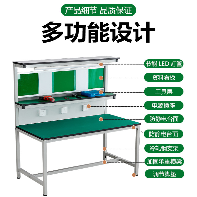 Meja kerja anti-statis dengan  - Electronics Repair Table ulasan dan harga