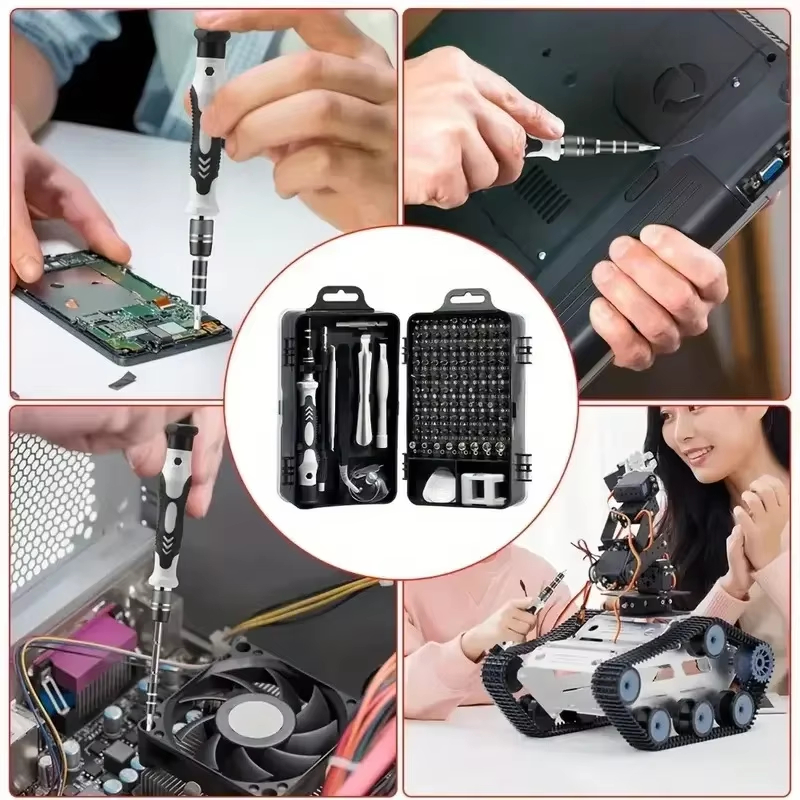 Set Obeng Presisi 115-in-1 den - Electronic Repair Tutorial ulasan dan harga