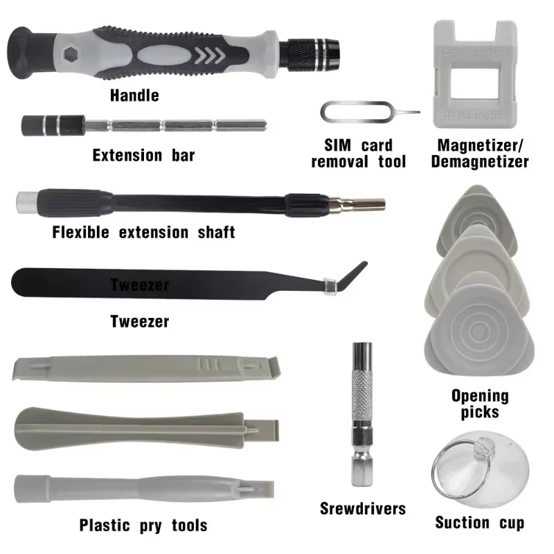 Set Obeng Presisi 115-in-1 den - Electronic Repair Tutorial ulasan dan harga